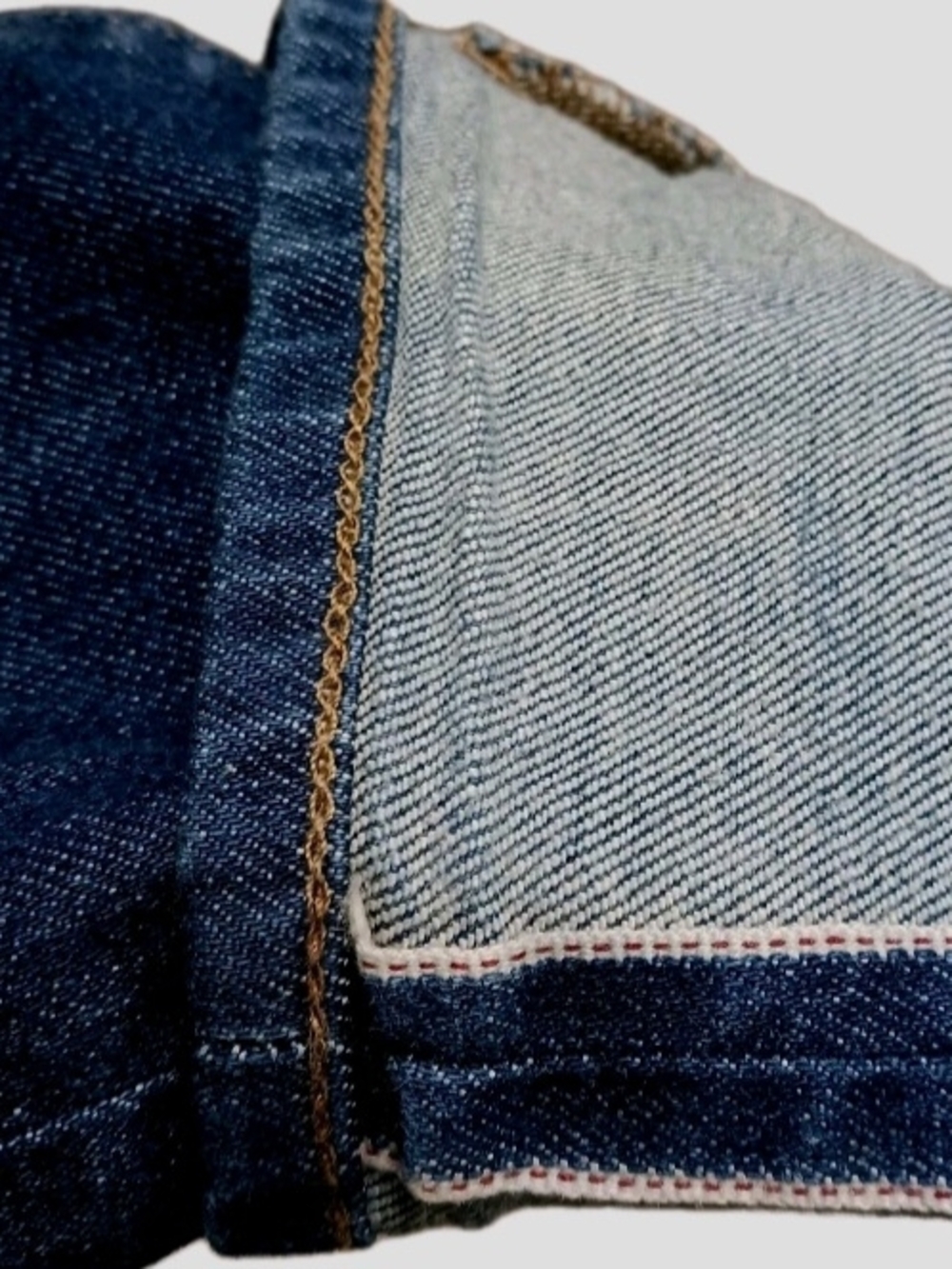 Lucky Brand 110 Selvedge Jeans 33x32 Candiani Italy Skinny Maers Way Dark EUC - Picture 5 of 8